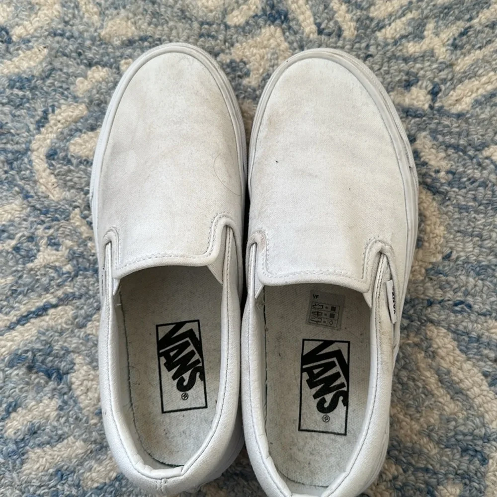 GUC Vans canvas slip ons sz 6 - Picture 4 of 9